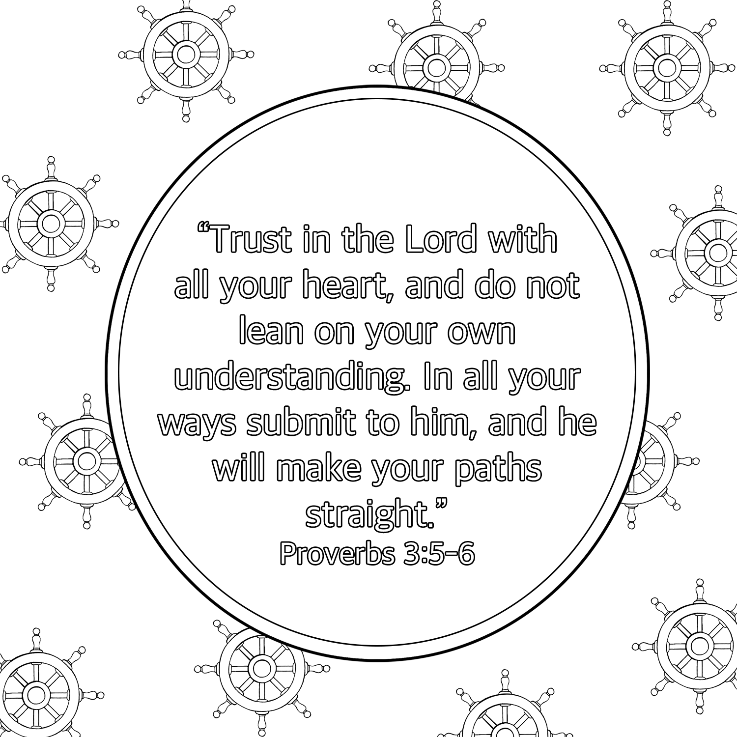 Free Printable Coloring Pages Trust In The Lord Underbart Skapad