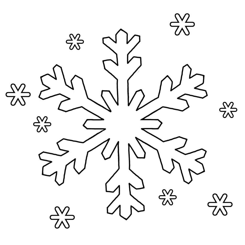 Snowflake Coloring Pages - FREE Download - Underbart skapad