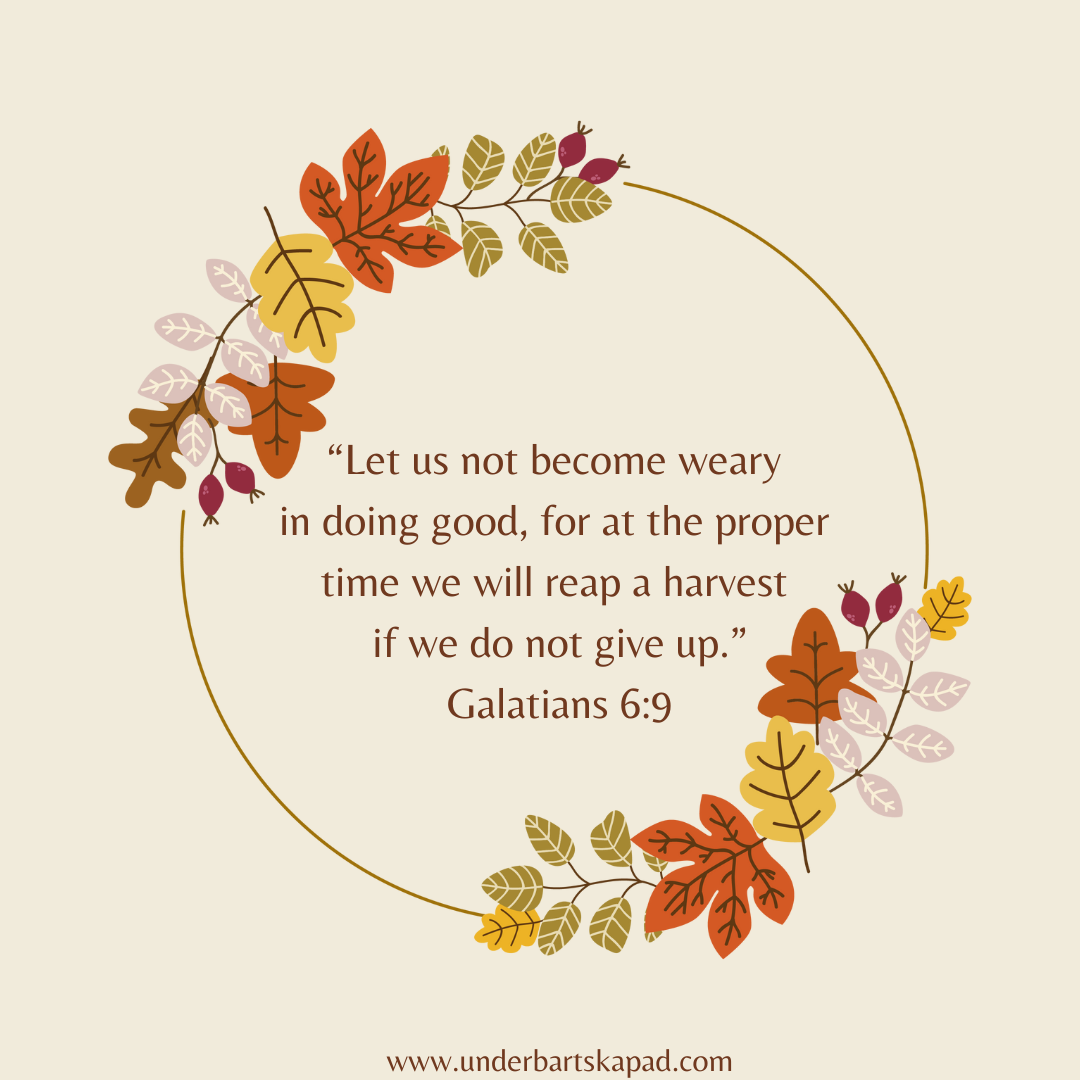 Bible Verses About Autumn And Harvest - Underbart skapad